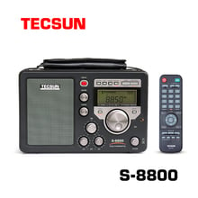 Tecsun-mando a distancia digital S-8800, sintonizador de alto rendimiento con banda AM/FM y onda corta, incluye SSB 2024 - compra barato