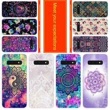 Funda suave para Samsung Galaxy S21, S20, S11, S10, S9, S8 Plus, S7 Edge, S10e, flor Ultra Floral, Mandala, Henna 2024 - compra barato