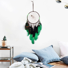 Indian Handmade Dream Catcher Hanging Decorations Feather for Wall Home Wind Chimes Dreamcather Ornament Drop Craft Gifts 2024 - buy cheap