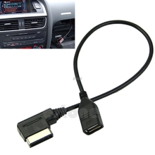 Kris-novo cabo adaptador de música ami mmi aux para usb 2016, drive flash, drive, áudio de carro audi 2024 - compre barato