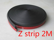 2M Z type Rubber Seal / Car sealing strip / Seal Noise / Car Sound Insulation / Car Door Rubber / for Cruze kia k2 2024 - buy cheap