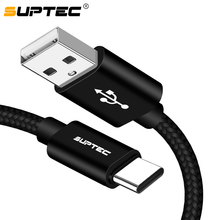 Кабель зарядный SUPTEC USB Type-C, 2/3 м, для Samsung S9/S8/Note 9/2A, Huawei/Xiaomi Mi 8/Oneplus 6T/6 2024 - купить недорого