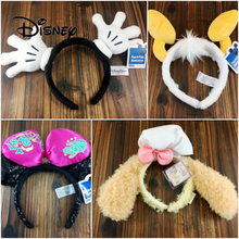 Disney 3D Headband Accessories Mickey Mouse Donald Duck Cartoon Stereo Hair Buckle Plush Hair Bands Girls Party Birthday Gifts 2024 - buy cheap