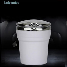 Ladysmtop Car Ashtray with LED Blue Light Case For Porsche 911 918 Cayenne Macan Panamera Cayman Carrera Boxster 2024 - buy cheap