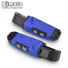 BJMOTO-reposapiés de aluminio CNC para motocicleta Yamaha YZF R3 R25 R15, apoyapiés traseros, Pedal Tmax 530 T MAX 500 MT07 MT 09 2024 - compra barato