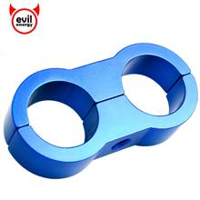 evil energy 1Pcs AN10 Billet Oil Fue Water Hose Turbo Separator Divider Clamp For Oil Fuel Water Hose Blue 2024 - buy cheap