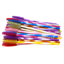 200 pcs/lot Disposable Mini Eyelash Eye Lash Makeup Brush Mascara Wands Applicator 2024 - buy cheap