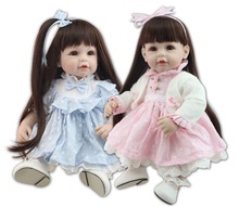 Boneca reborn todder, novo design de alta qualidade, boneca de menina, brinquedos de vinil, corpo de algodão macio, presente de aniversário para crianças 2024 - compre barato