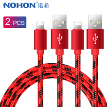 NOHON 2PC USB Fast Charging Data Cable For Apple For iPhone XS MAX XR X 7 6 8 6S 5S 5 Plus 8 Pin Phone Charge Cord For iPad Mini 2024 - buy cheap