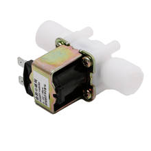 AC220V Electric Solenoid Valve Magnetic N/C Water Air Inlet Flow Switch N/C 1/2" 2024 - buy cheap