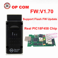 Ferramenta de diagnóstico com chip pic18f458, da melhor qualidade, op com v1.59 1.65, 1.70, ferramenta de diagnóstico can bus, opcom, opel 2024 - compre barato