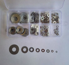 200PCS M2 M2.5 M3 M4 M5 M6 M8 M10 Washer Zinc Plated Wahsers Assortment Kit Set 2024 - buy cheap