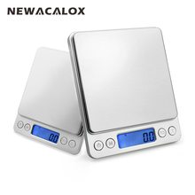 NEWACALOX 2000g x 0.1g Digital Pocket Scale 2kg-0.1 2000g/0.1 Jewelry Scales Electronic Kitchen Weight Scale 2024 - buy cheap