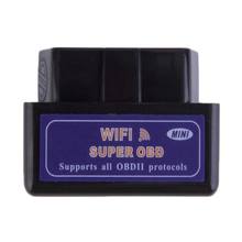 Hot Black Wifi OBD2 Scanner ELM327 V1.5 OBDII Car Diagnostic Tools ELM 327 V 1.5 Wi Fi OBD 2 Diagnostic-Scanner For Android/iOS 2024 - buy cheap