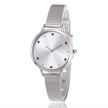 Relogio feminino Luxury Brand Women Watches Ladies Wristwatches Small Dial Quartz Clock Heart Stainless Steel Bracelet Watch 2024 - купить недорого