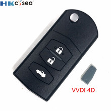 HKCYSEA-llave de coche Xhorse, 1 unidad, 3 botones, mando a distancia, XKMA01EN, versión en inglés, para llave VVDI, herramienta con 1 pieza, Chip VVDI 4D 2024 - compra barato