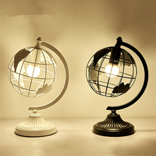 Lámparas de Mesa modernas de estilo nórdico para sala de estar, arte minimalista, dormitorio, estudio, globo blanco y negro, luces de mesa 2024 - compra barato