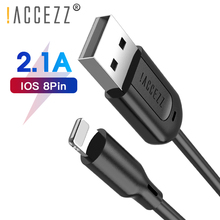 !ACCEZZ TPE USB Charging Cable Lighting For Apple iPhone X XS MAX XR 8 7 6 6S Plus 5 5S SE Charge Data Cables Charger Cord Line 2024 - buy cheap