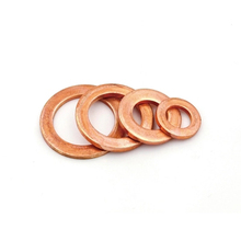 20Pcs M10 Copper washer outer diameters 16mm-19mm flat gaskets marine table gasket Watts meson thickness 1mm-3mm purple 2024 - buy cheap