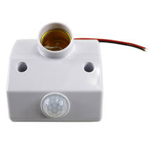 E27 AC220 Infrared Motion Sensor Automatic Light Lamp Holder Switch Intelligent Light Motion Sensing Switch W/ Screws 1pcs/LOT 2024 - buy cheap