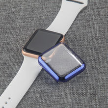 Funda protectora de pantalla para Apple Watch, carcasa galvanizada de plástico rígido para PC de 38mm/42mm para Apple Watch Series 3 y Series 2 2024 - compra barato