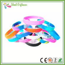 silicone wrist bands wholesale custom logo / text debossed silicone custom made wristbands 2024 - buy cheap