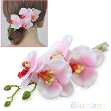 Fashion Women's Multicolored Hair Flower Clip Bridal Hawaii Party Hair Accessories 97XA 2024 - buy cheap