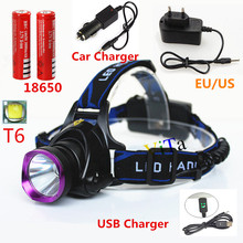1 Set 2000lm XML T6 LED Usb Headlamp Head Light Lamp 18650 Led Flashlight Torch Linterna Frontal Headlight For Camping Lantern 2024 - buy cheap