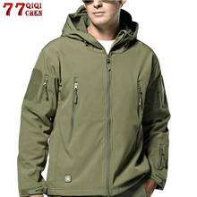 Новый 2020 Военная тактическая куртка Для мужчин размера плюс 3XL Водонепроницаемый Soft Shell змея камуфляжная куртка Для мужчин тактические армейские куртки Для мужчин s 2024 - купить недорого