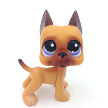 Pet Shop игрушки PS #244 фигурка отличный немецкий дог оранжевый собака ребенок Фигурки игрушки 2024 - купить недорого