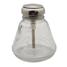 Dispensador de vidro vazio para unhas 180ml, removedor de esmalte para unha, garrafa de pressão vazia, recarregável 2024 - compre barato