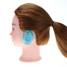 Cobertura de orelha em silicone transparente, para proteção de ouvido para pintar cabelo, acessório de cor verde claro 2024 - compre barato