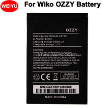 Bateria para celular wiko ozzy 1300mah, bateria de alta qualidade 2024 - compre barato
