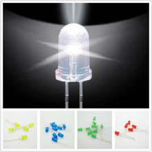 5000pcs/lot 5 Colors F5 5MM Round Yellow White Red Green Blue Each 1000pcs Diffused Round DIP Diode LED Lamp Light 2024 - buy cheap