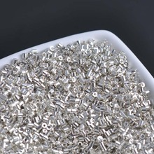 16g 1000X 2*3mm AB Silver Plated Opaque Tube Loose Spacer Beads Cezch Glass Seed Beads Handmade Jewelry Making DIY Garment Bead 2024 - buy cheap