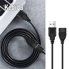 USB-кабель Kebidu USB 2,0 «Папа-мама», 1,5 м, 3 м, 5 м, удлинитель, сверхскоростной провод, Расширение синхронизации данных, кабель для ПК и ноутбуков 2024 - купить недорого