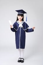 Kindergarten Primary Students Chorus Shawl Kids Academic Dress Girls Graduation Gown Cap Dr. Cloth Bachelor Suits Cosply 18 2024 - buy cheap