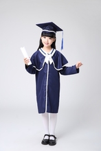 Kindergarten Primary Students Chorus Shawl Kids Academic Dress Girls Graduation Gown Cap Dr. Cloth Bachelor Suits Cosply 18 2024 - buy cheap