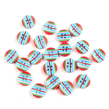 LF 50Pcs Round Resin Sewing Buttons With 2 Hole For Cloth Needlework Flatback Scrapbooking Crafts Decorative Diy Accessories 2024 - buy cheap