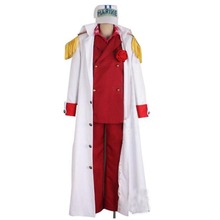 2021 New Popular Anime ONE PIECE Cosplay Akainu Sakazuki Borsalino Sengoku Halloween Justice Navy Uniforms 2024 - buy cheap