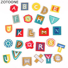 ZOTOONE Iron on Letters Patches Sticker for Clothing Applique Felt Embroidery Stranger Things DIY Apparel Sewing Badges Patch 2024 - buy cheap