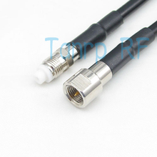 Free Shipping!  3FEET 1M Pigtail coaxial jumper cable RG58 extension cable 100CM FME male plug to FME female jack RF connector 2024 - buy cheap