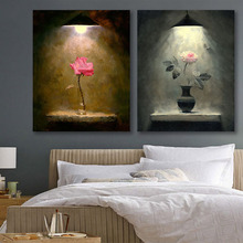 DIY colorings pictures by numbers with colors Flowers under the lights picture drawing painting   framed 2024 - buy cheap