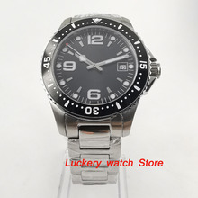 40mm no logo black dial Luminous saphire glass;black Ceramic Bezel Automatic movement men's watch-BA89 2024 - buy cheap