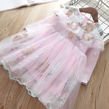 Платье для девочек, платье с цветочным принтом для маленьких девочек на весну и От 4 до 6 лет, 2019 2024 - купить недорого