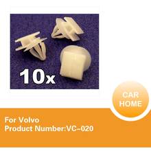 10x For Volvo Sideskirt, Sill Cover & Body Moulding Plastic Trim Fastener Clips 2024 - buy cheap