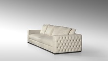 Sofá de couro genuíno italiano melhor classificado, sofá modular de sala de estar, móveis para casa, tamanho grande, sofá de penas de 4 lugares, botões de cristal 2024 - compre barato