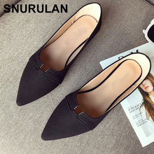 SNURULAN2018New Spring Autumn Shoes Women Ballet Flats Slip-On Woman Single Shoes Ladies Soft Females Shallow FootwearE653 2024 - buy cheap