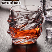Copo de vidro para chá, copo de vidro criativo para chá, espesso e forte, transparente, copo de cerveja, grande capacidade, padrão espiral, copo de vidro acústico 2024 - compre barato