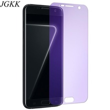 JGKK 2.5D Anti Blue Tempered Glass For Samsung Galaxy S7 Anti-Blue Screen Protector For Samsung Galaxy S6 9H Protective Film 2024 - buy cheap